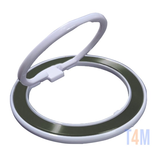 Ring Bracket for All Smartphones 360° Rotation Green/White